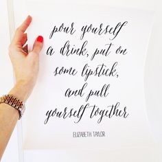 Elizabeth Taylor Quote Art Print | Spotted on glitterguide