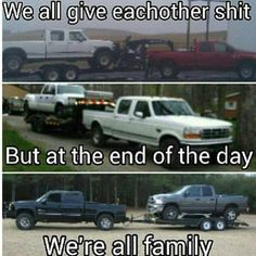 Ford powerstroke. Chevy duramax. Dodge cummins. More