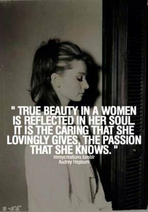 Audrey Hepburn on 'true beauty'