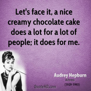 Let's face it, a nice creamy chocolate cake does a lot for a lot of ...