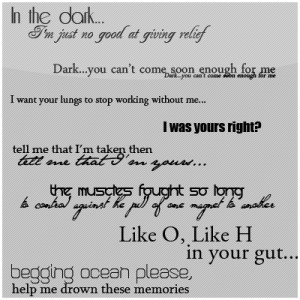 Tegan and Sara Lyrics Brushes by YupYup91