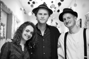 of the Lumineers from left to right: Neyla Pekarek, Wesley Schultz ...