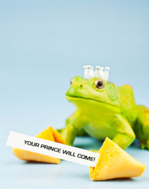 Frog Prince with Fortune Cookie Message