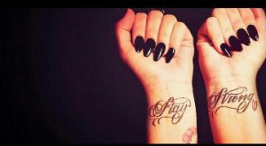 Demi Lovato stay strong tattoo #quotes
