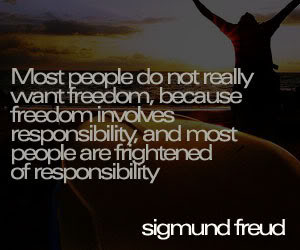 freedom responsibility freud Image