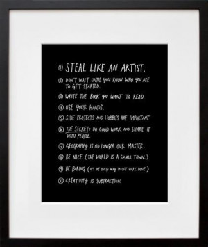 Steal like an artist ; )