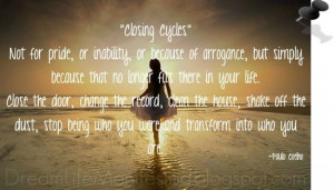 Motivational Quotes | Closing Cycles | Paulo Coelho [CLICK 2 READ AN ...