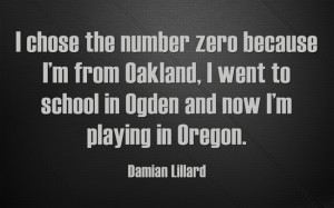zero because I’m from Oakland, I went to school in Ogden and now I ...