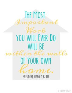 Harold B Lee quote 
