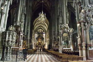 romanesque and gothic styles of st stephens cathedral in vienna