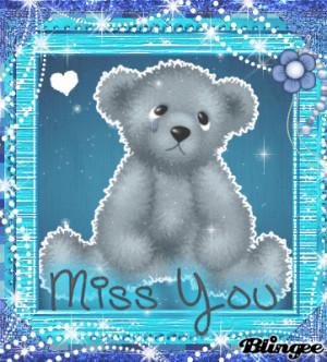 Miss You Teddy Bear...