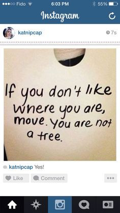 Sometimes it's best to uproot and move on More