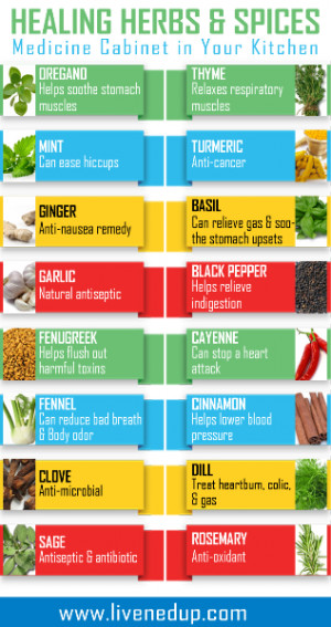 Healing Herbs And Spices
