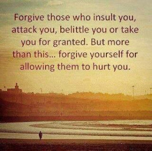 Forgive self
