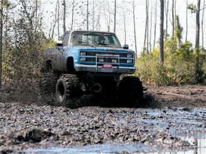 Big Trucks In The Mud