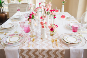 Glittering Pink and Gold Wedding Inspiration