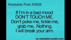 Bad moods that's so me!!