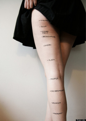 ... Student, Posts Powerful 'Judgments' Photo Of Skirt Lengths (PHOTO