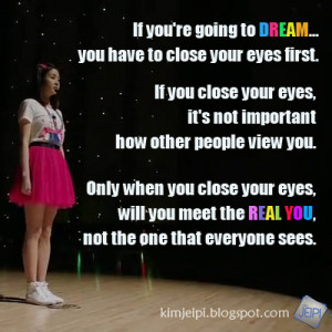 Quote for the Day] Dream High Quote 1