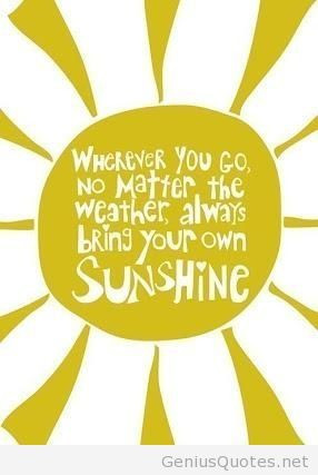 Summer sunshine sayings