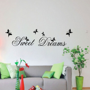 ... Quote Butterfly Wall Sticker Decals Art Removable Vinyl Home Decor
