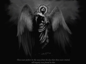 angels black and white quotes sketches lucifer 1280x1024 wallpaper ...