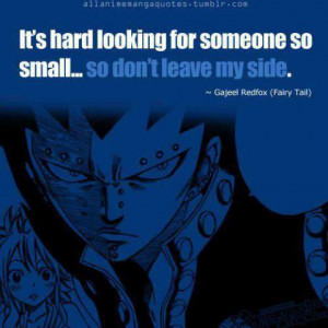 FAIRY TAIL Anime quotes GaLe