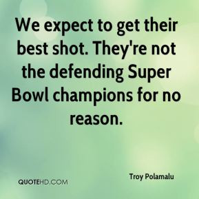 More Troy Polamalu Quotes