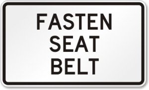 Seat Belt Sign Fasten picture