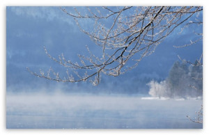 Winter Fog, Lake HD wallpaper for Standard 4:3 5:4 Fullscreen UXGA XGA ...