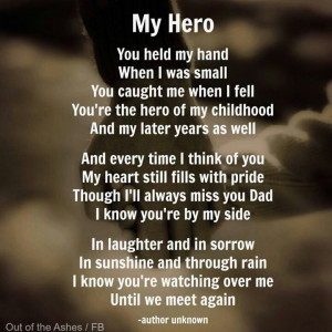 Miss and love you dad. You will always be my hero. Happy Fathers Day ...