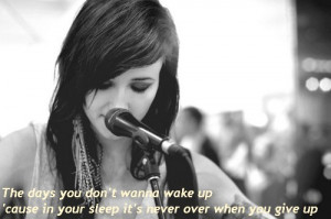 ... this image include: lights poxleitner, lights, quote, sad and singer