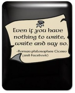 Cicero Facebook Quote iPad Case