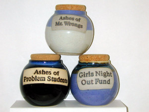Pottery Jars -Asst. Sayings