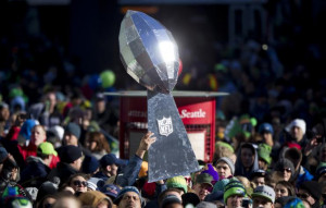 ... NFL team's Super Bowl victory parade in Seattle, Feb. 5, 2014. Reuters