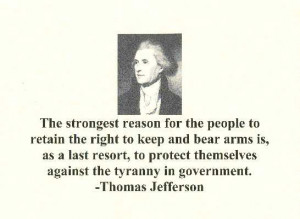 The right to Bear Arms