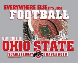 ... State Buckeyes Football T-Shirts - Everywhere Else It's Just Football