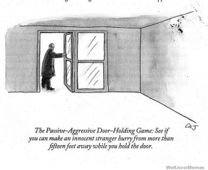 The Passive Aggressive Door Holding Game: See if you can make an ...