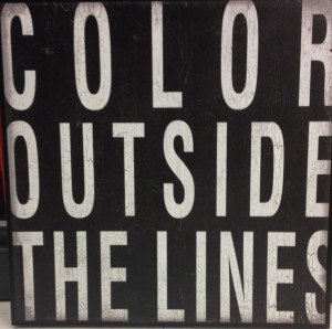 Color outside the lines