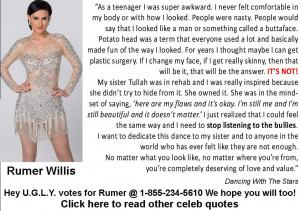 RUMER WILLIS QUOTES