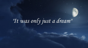 Just A Dream Quotes It was just a dream. nelly.