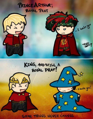 Merlin on BBC Funny cartoon