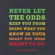 defy the odds, don't let the odds defy you