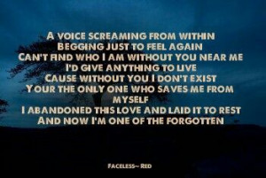 Faceless~ Red