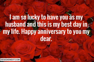 ... So Lucky To Have You As My Husband And This Is My Best Day In My Life
