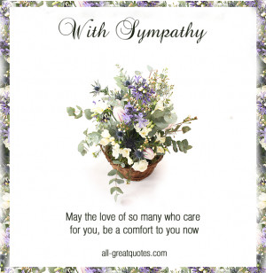 ... examples of sympathy messages for a loss. use these to help you write