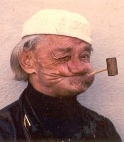 Popeye's father. (Deranged face is due to a explosion while serving in ...