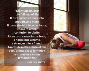 30 day yoga challenge & gratitude