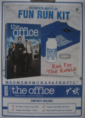 ... Shirt, Dunder-Mifflin Box and Supprt the Rabid Bracelet) Movie Poster