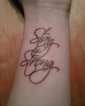 Stay Strong” Demi Lovato Tattoos